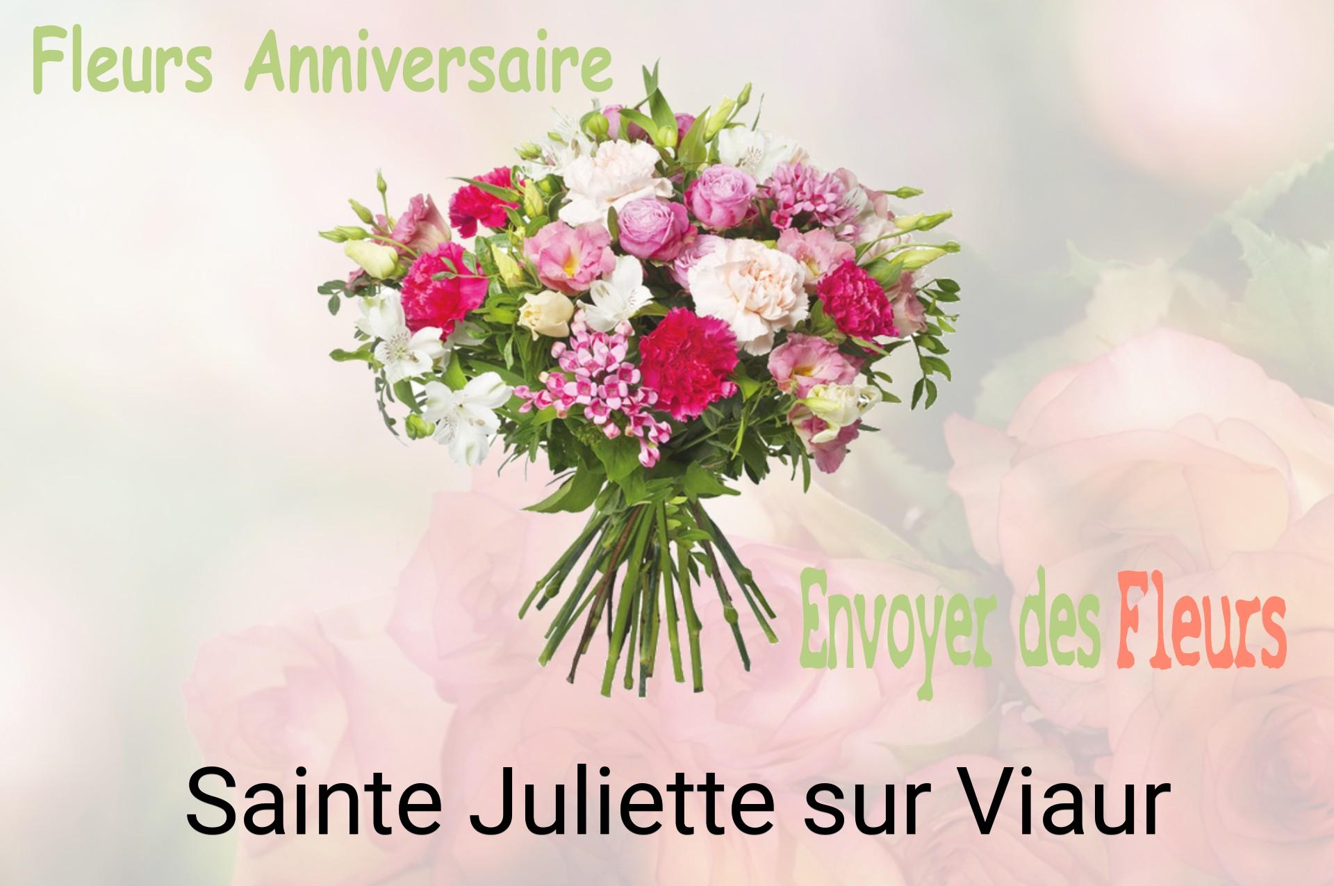 Bouquet de fleurs d’anniversaire livré à Sainte-Juliette-sur-Viaur