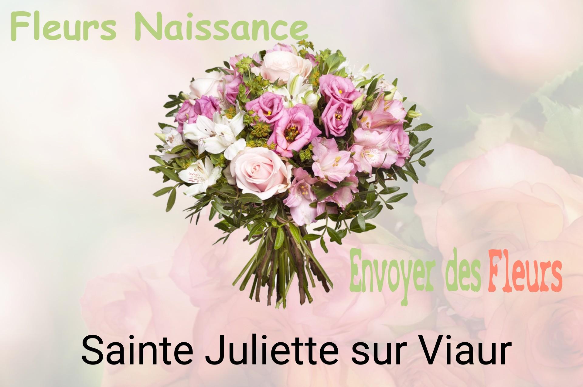 Bouquet de fleurs de naissance livré à Sainte-Juliette-sur-Viaur